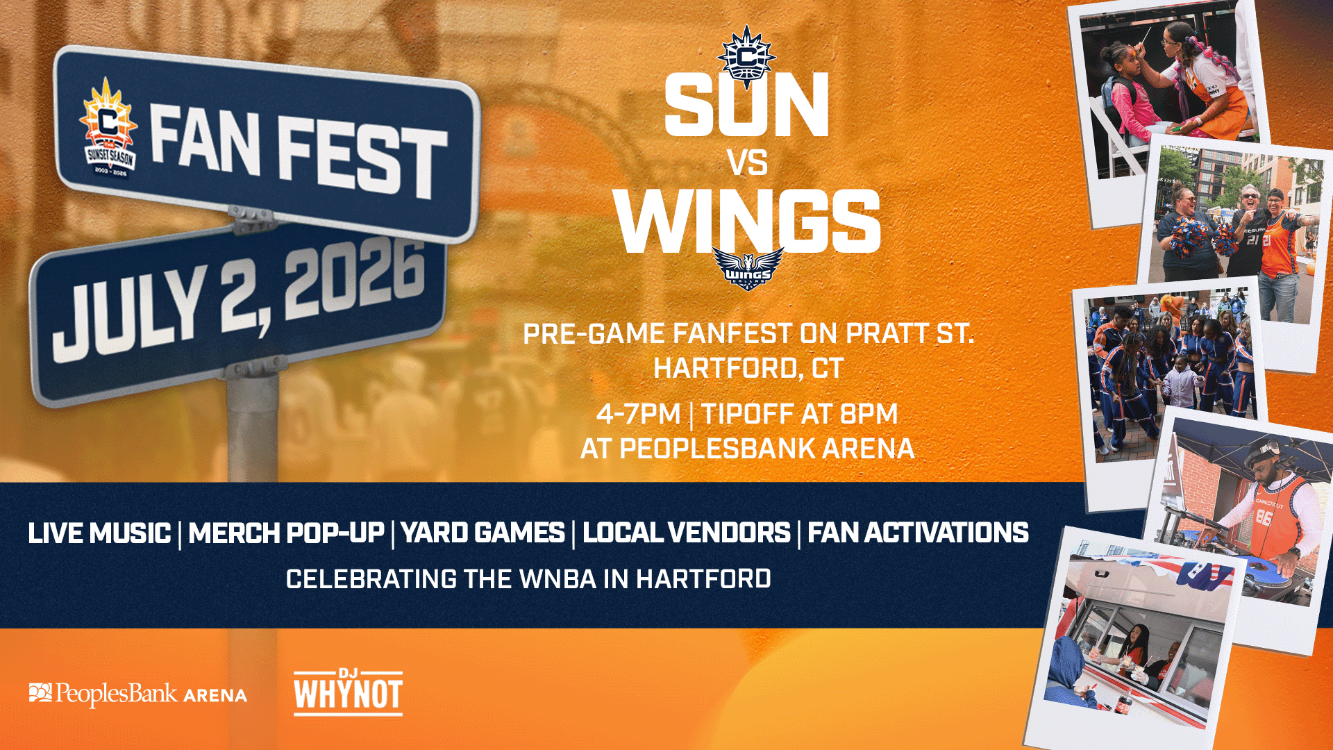 Sun Announce Final Pratt Street Fan Fest